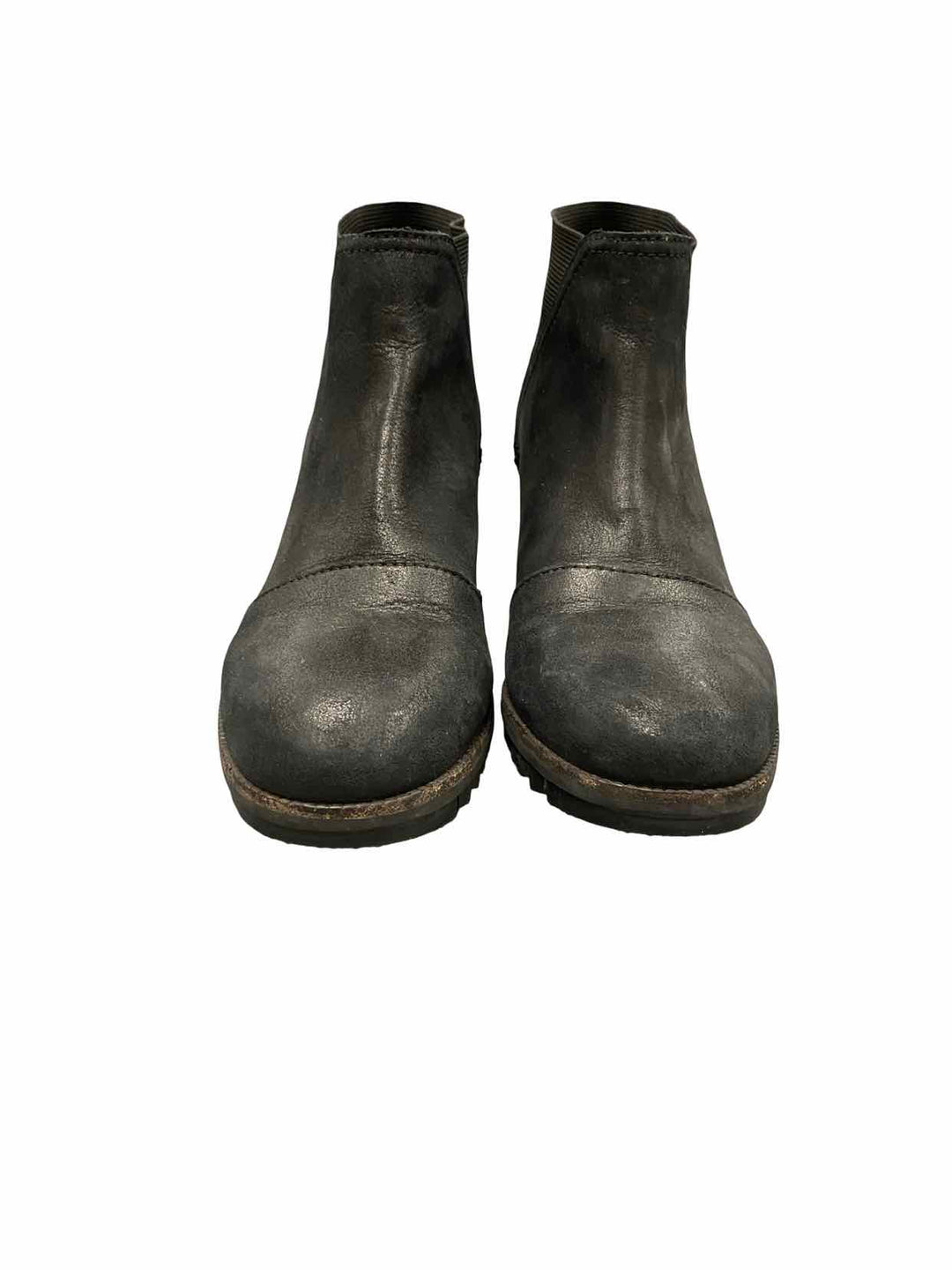 Sorel Shoe Size 6 Black Leather Cate Boots(Ankle)