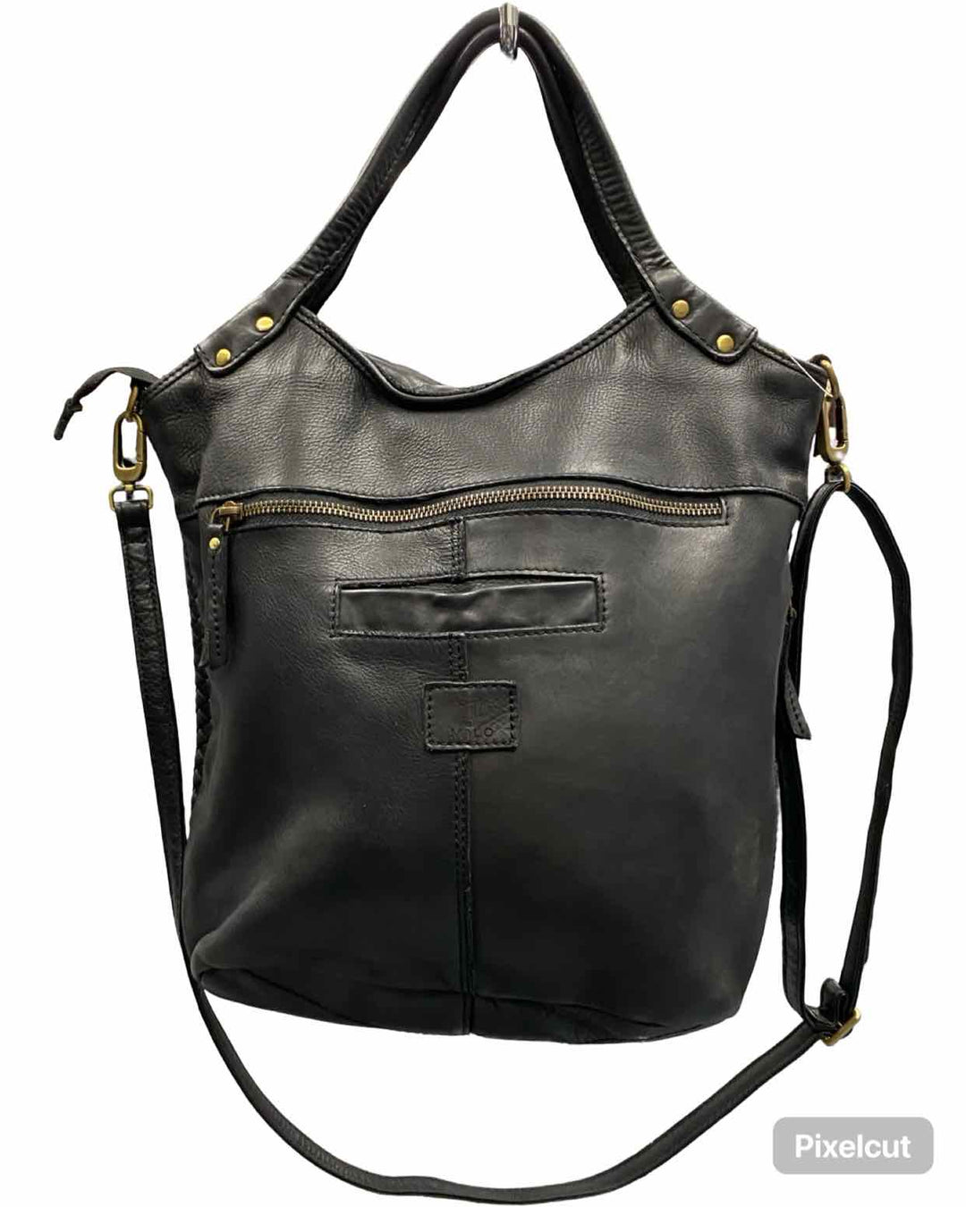 Milo Black W/Crossbody Strap Purse