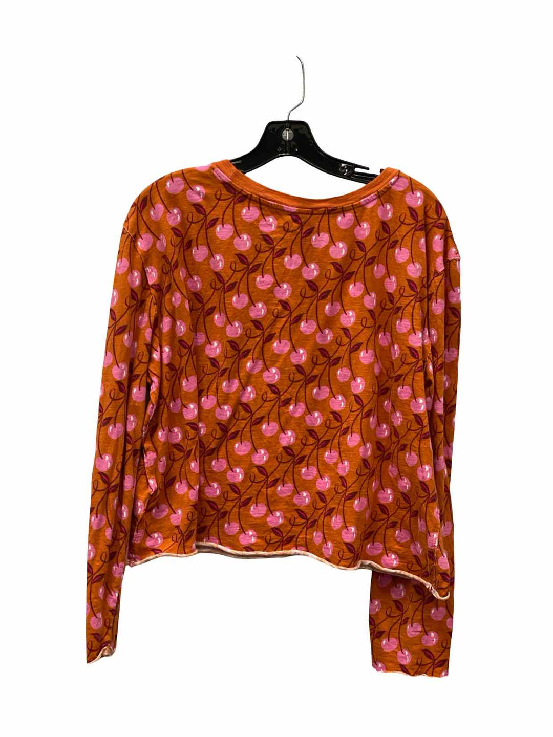 Maeve Size XL Orange Pink Cherry Long Sleeve Shirts