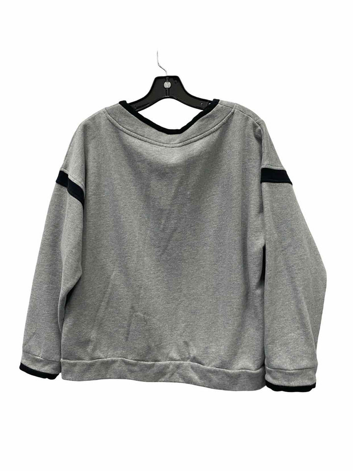 Rebecca Minkoff Size M Gray Black Sweatshirt