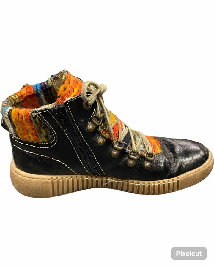 Josef Seibel Shoe Size 39 Black Multi Boots(Ankle)