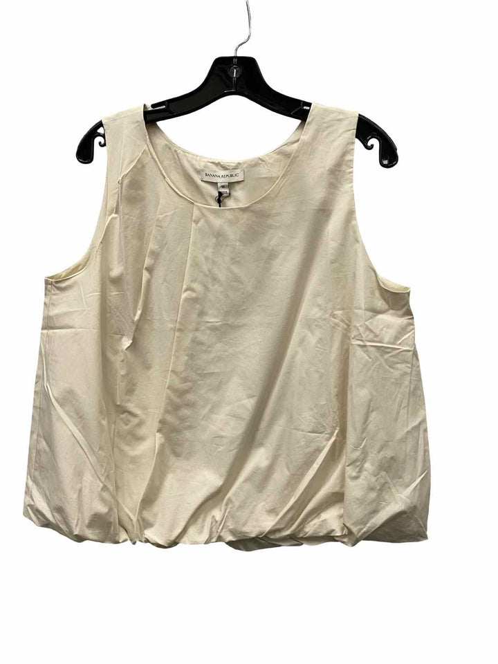 Banana Republic Size M Cream Tank Top