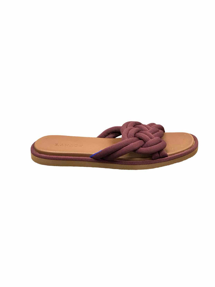 Rothy's Shoe Size 10.5 Purple Brown The Summer Sandals