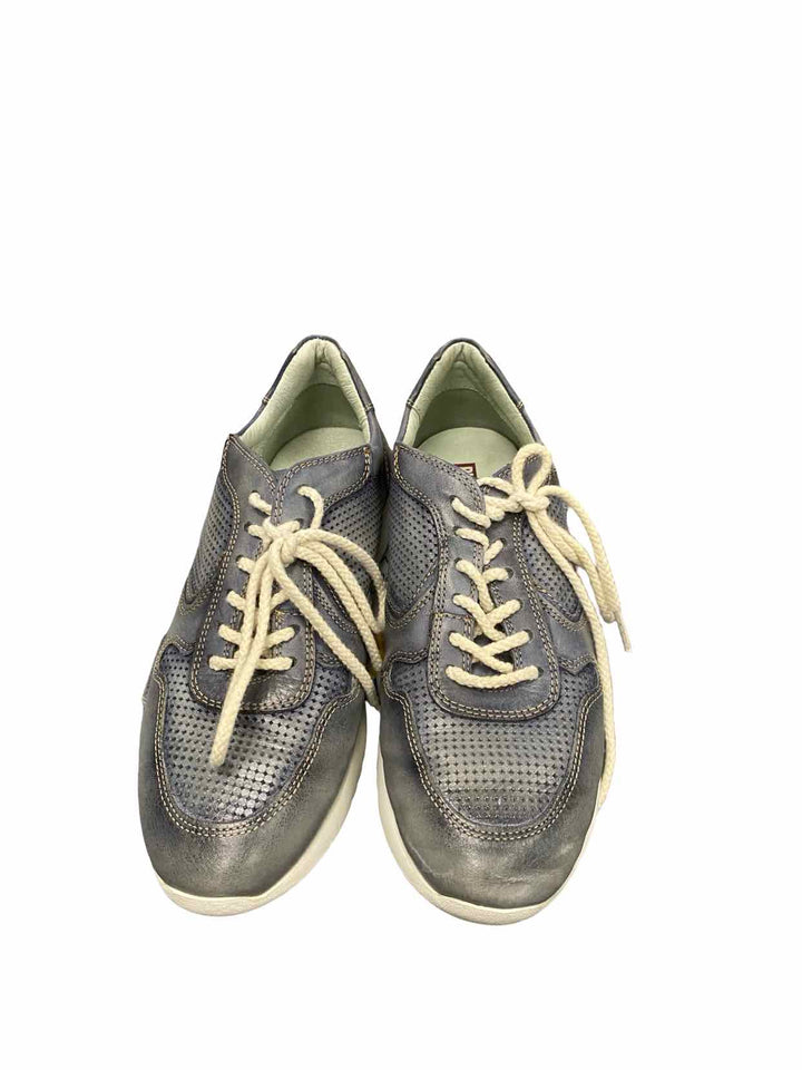 Pikolinos Shoe Size 37 Grey Leather Sneakers