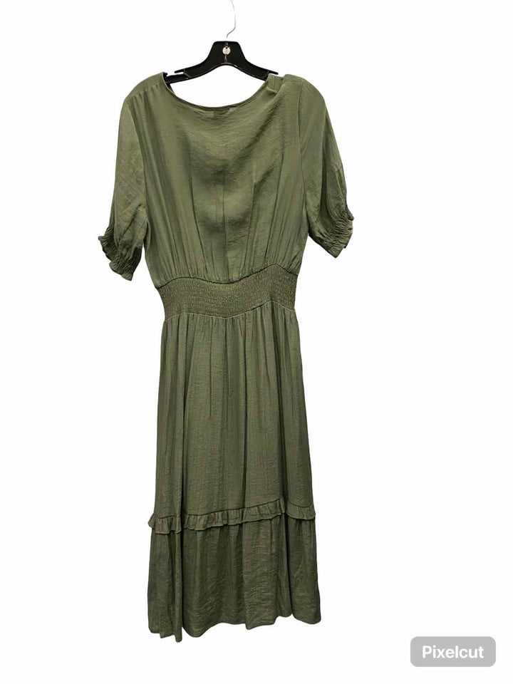 Nanette Lepore Size 12 Prairie Sage maxi Dress
