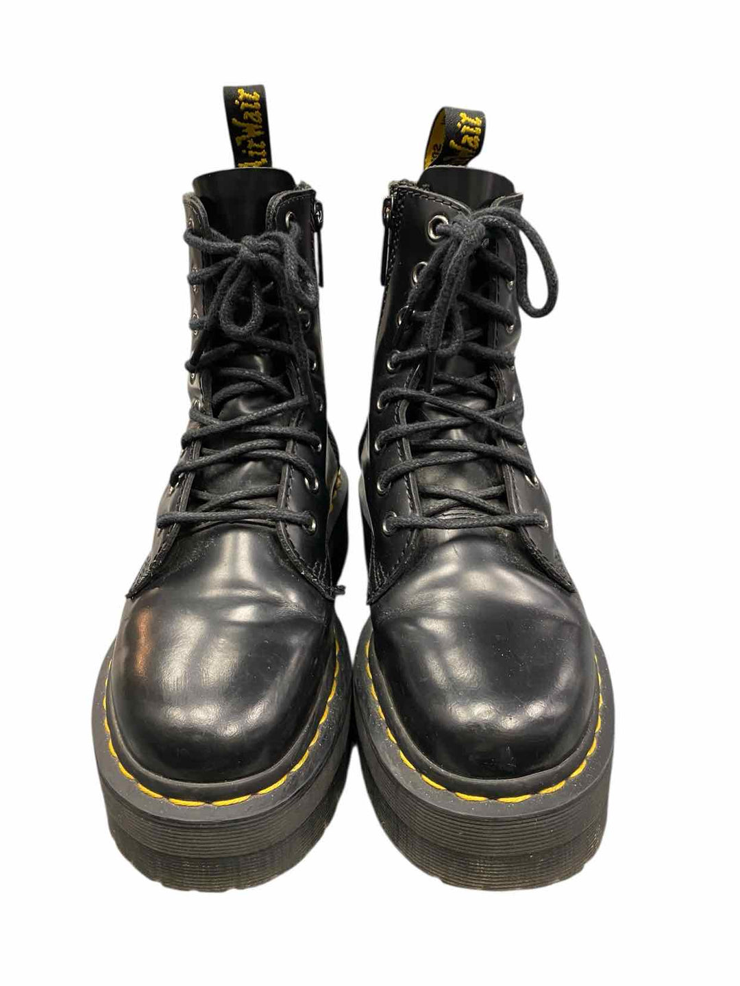 Dr. Marten Shoe Size 5 Black Leather Jadon Boots(Ankle)