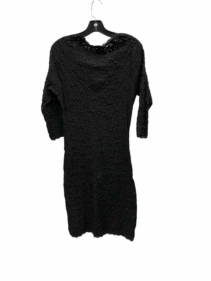 AQUA Size S Black Lace Dress