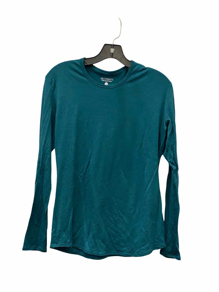 Segments Size L Green 100% Merino Wool Long Sleeve Shirts