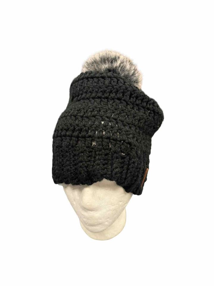 A.M.A. Crochet Black Hat
