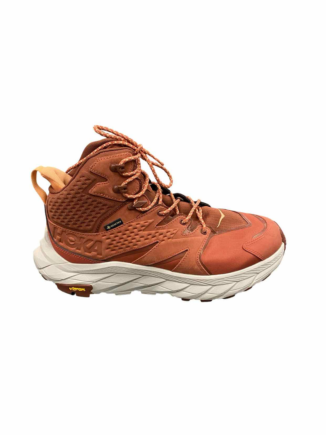 Hoka Shoe Size 11 Hot Sauce/Cherry Mahogany waterproof Boots(Ankle)