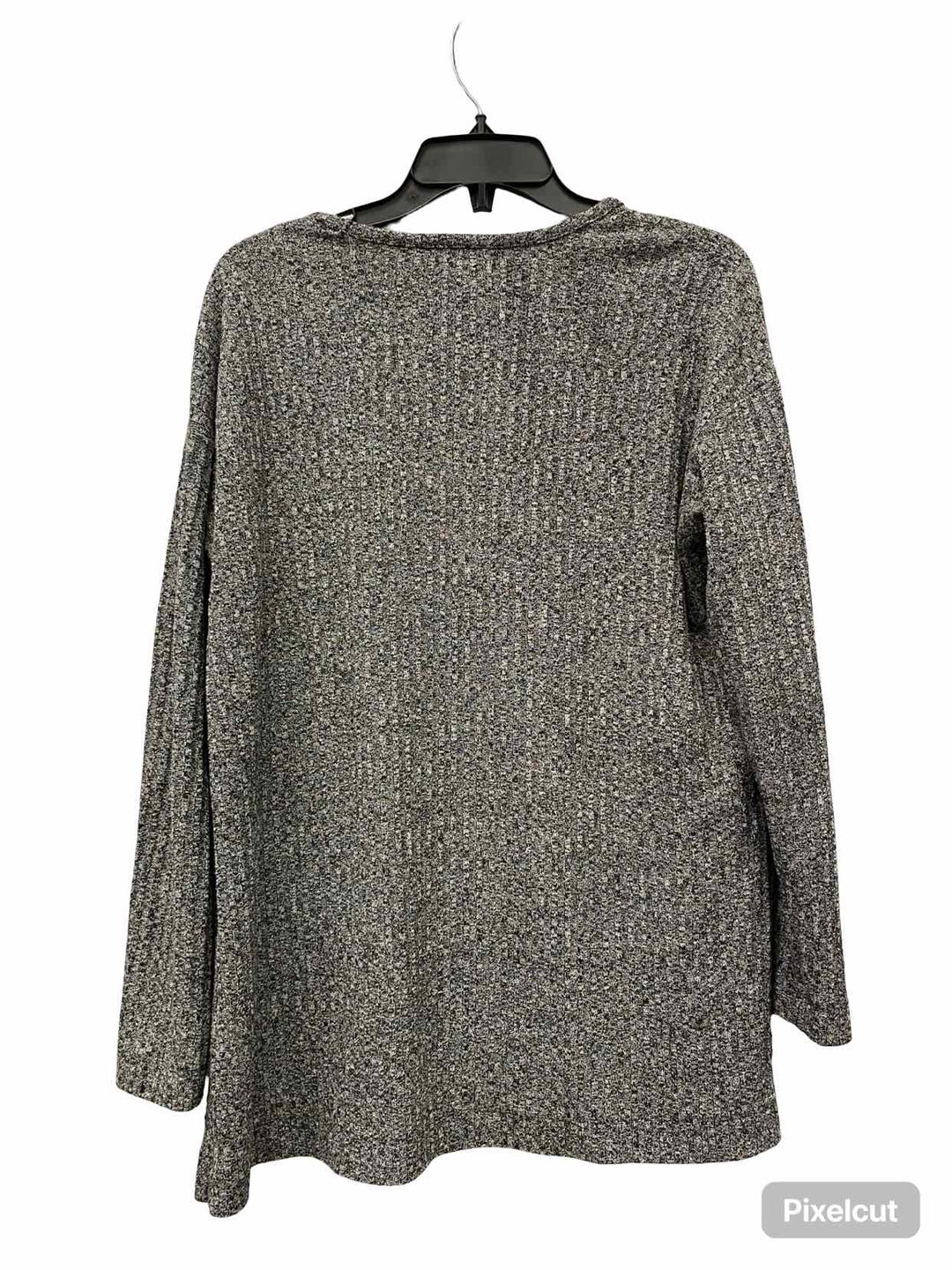 Loft Size L Gray Heather Long Sleeve Shirts
