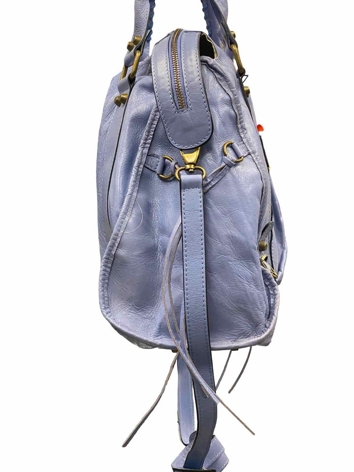 Vera Pelle Blue Purse