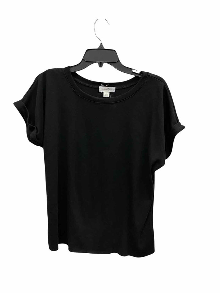 Treasure & Bond Size L Black Short Sleeve Shirts