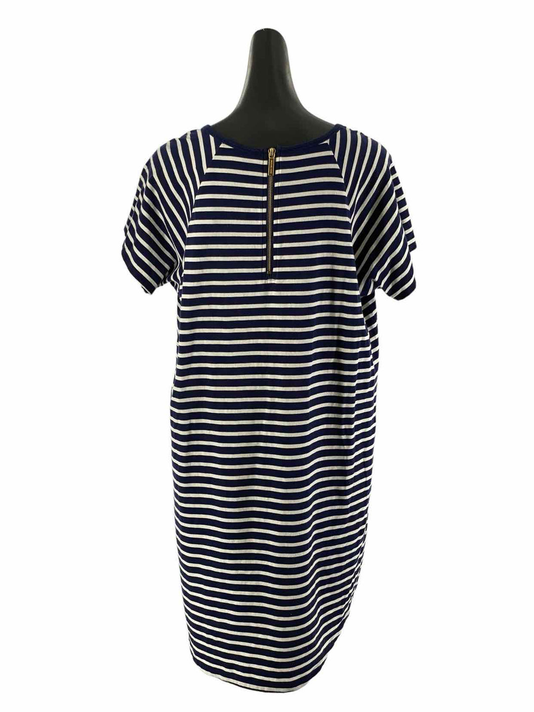 Michael Kors Size 1X Blue White Stripes Dress