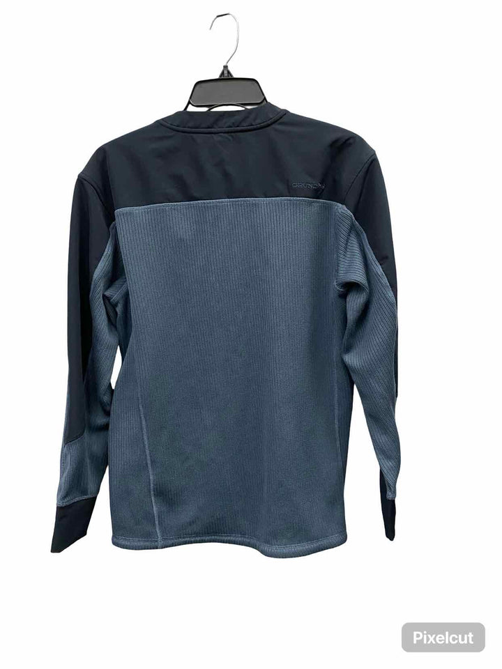 Grundens Size M Blue Black Long Sleeve Shirts
