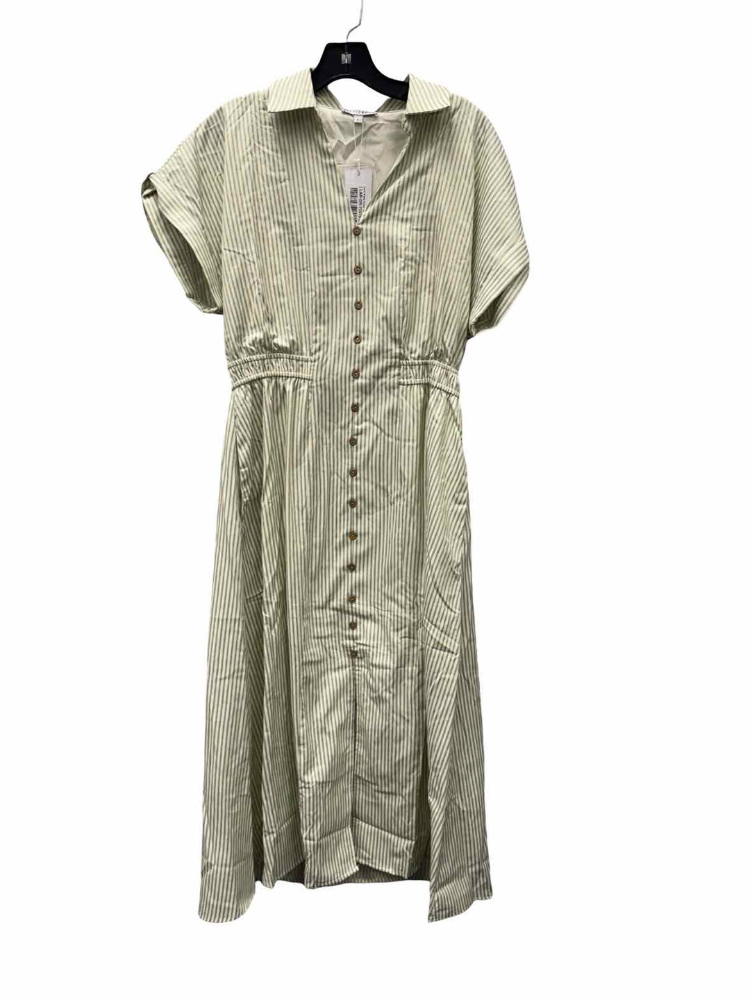 Baltic born Size L Green Stripe Dress