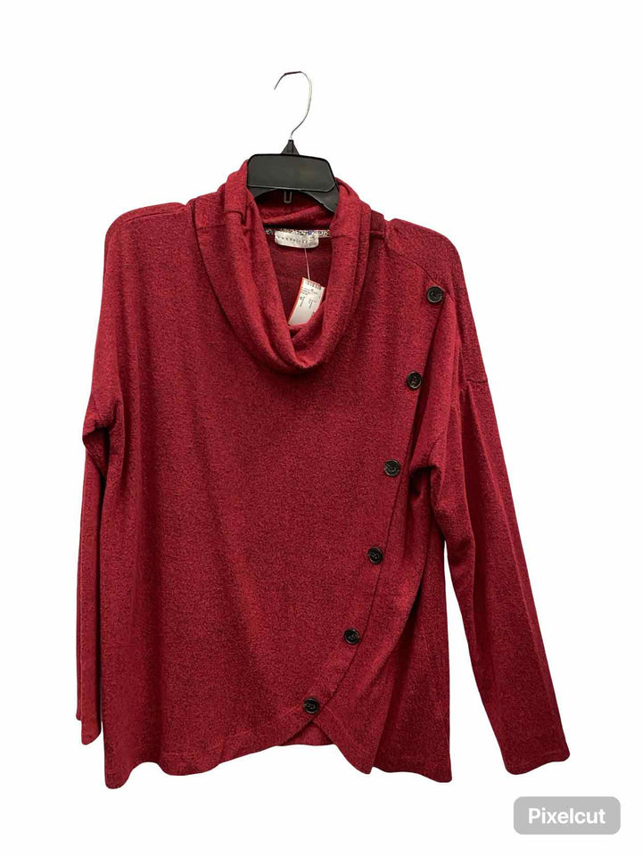 Retrology Size M Red Sweater