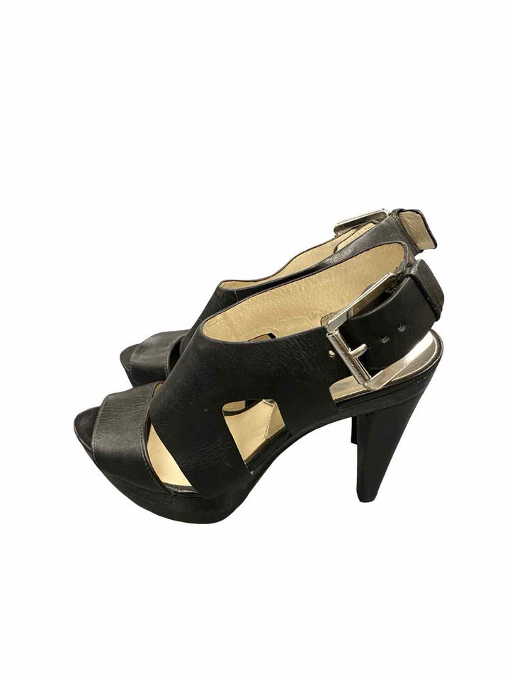 Michael Kors Shoe Size 7.5 Black Leather Heels