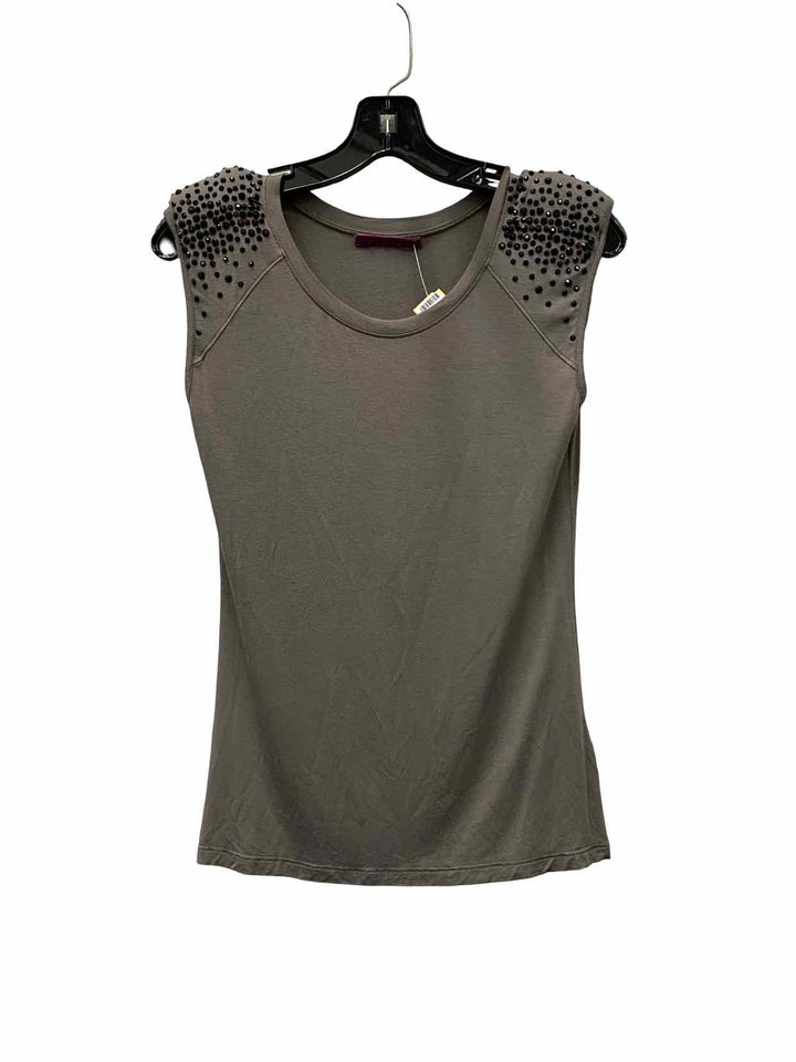 Velvet Size 14 Grey Bedazzled Tank Top