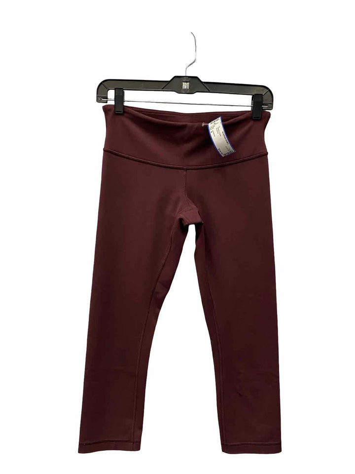 Lululemon Size 6 Burgundy Athletic Pants
