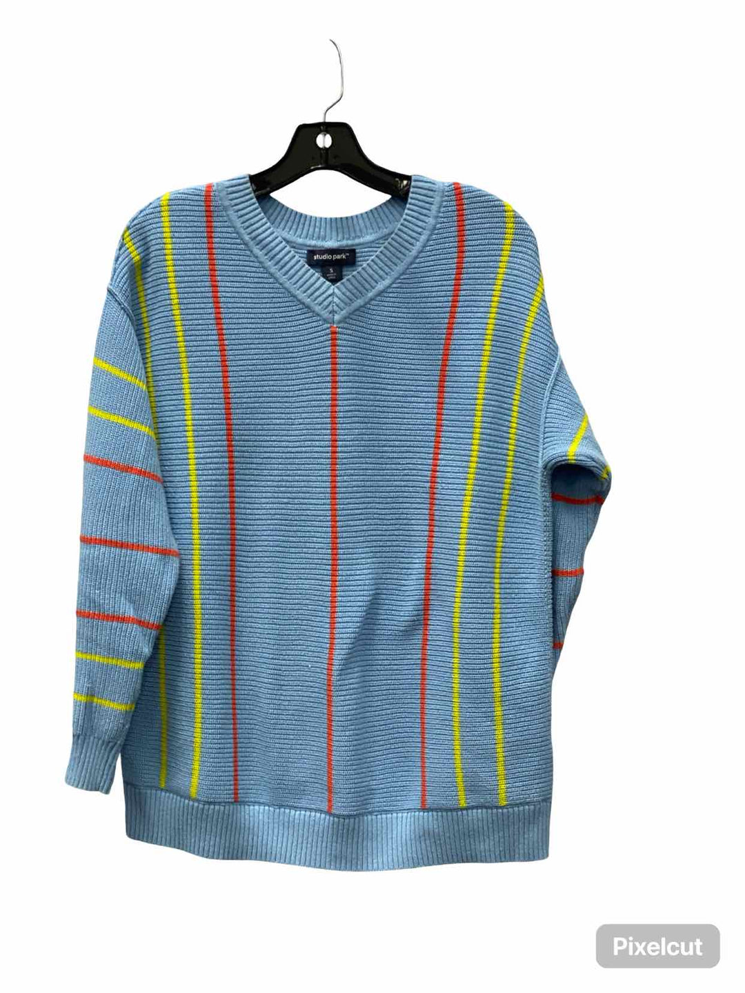 Studio Park Size S Blue Multi Sweater