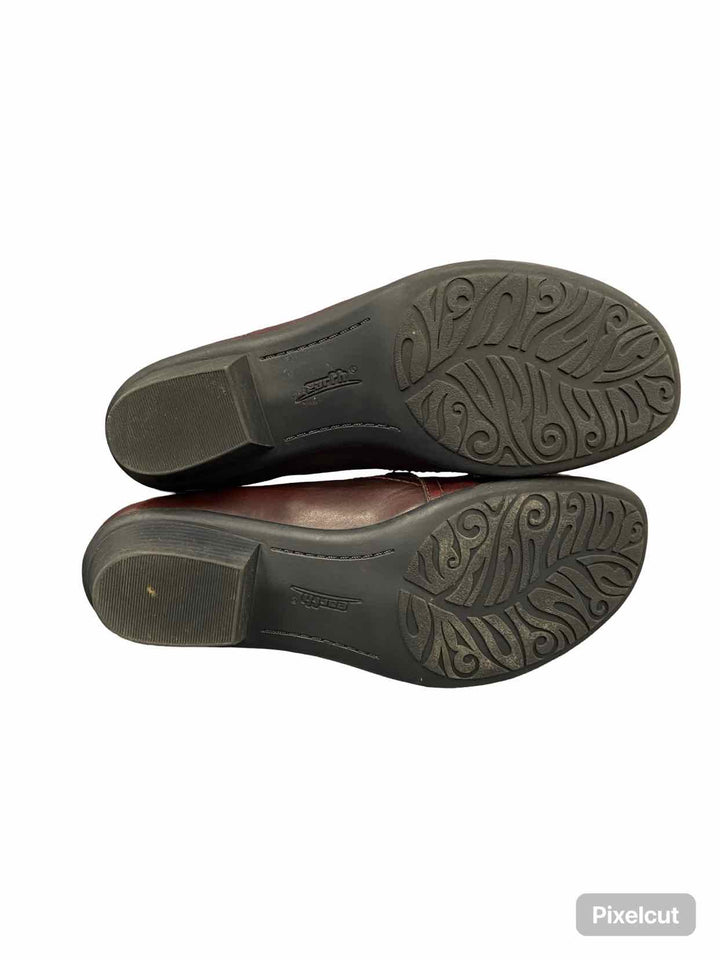 Earth Shoe Size 7.5 Burgundy Maize Loafers