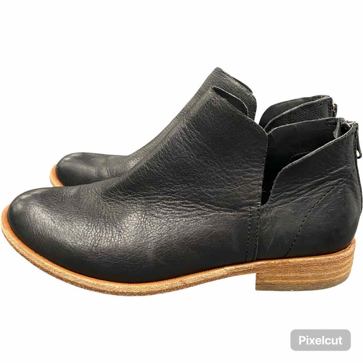 Kork- Ease Shoe Size 7.5 Black Leather Upper Renny Boots(Ankle)