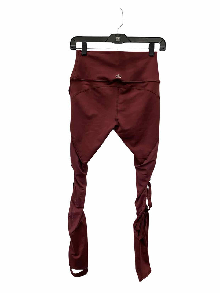 ALO YOGA Size S Red Athletic Pants