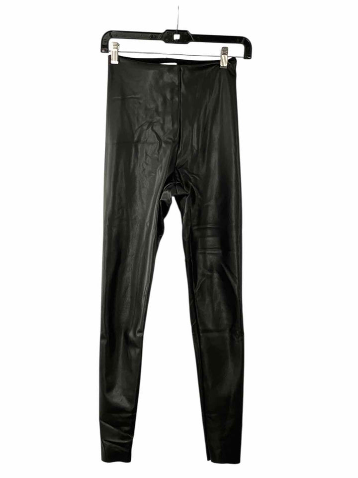 Seven 7 Size S Black Faux Leather Pants