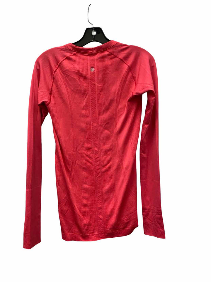 Lululemon Size 6 Pink Athletic Long Sleeve