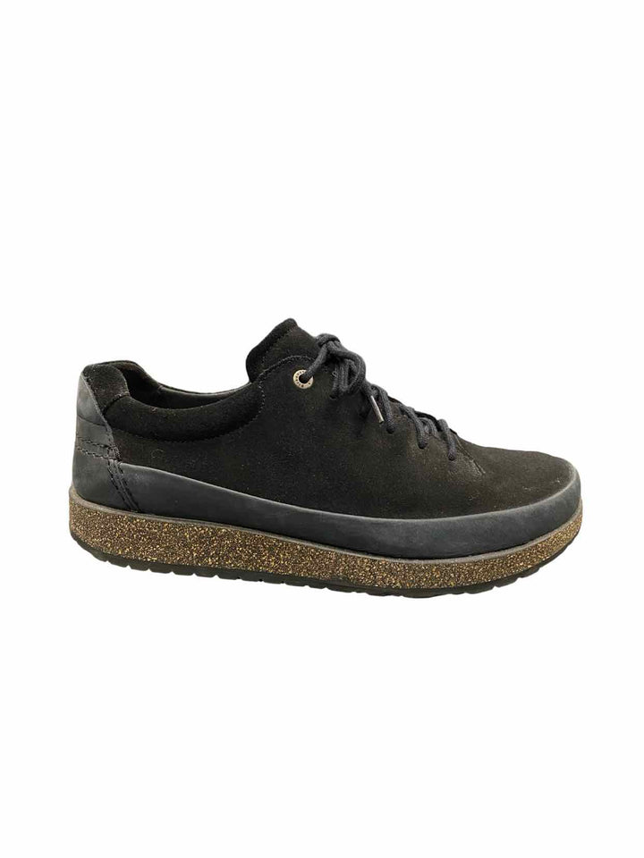 Birkenstock Shoe Size 42 Black Suede Honnef Low Sneakers