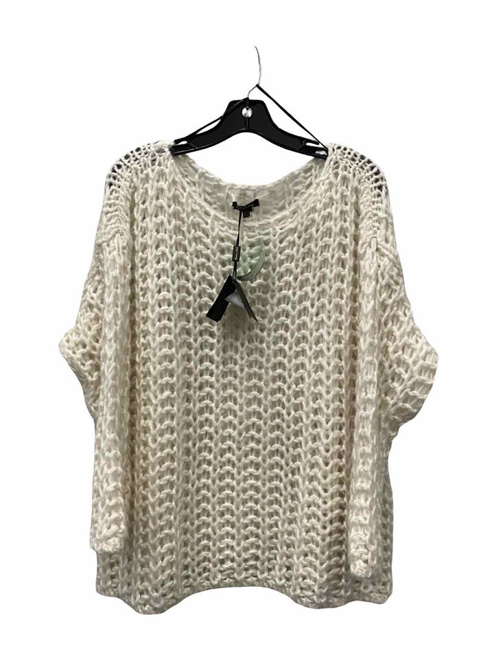 Massimo Dutti Size M White Sweater