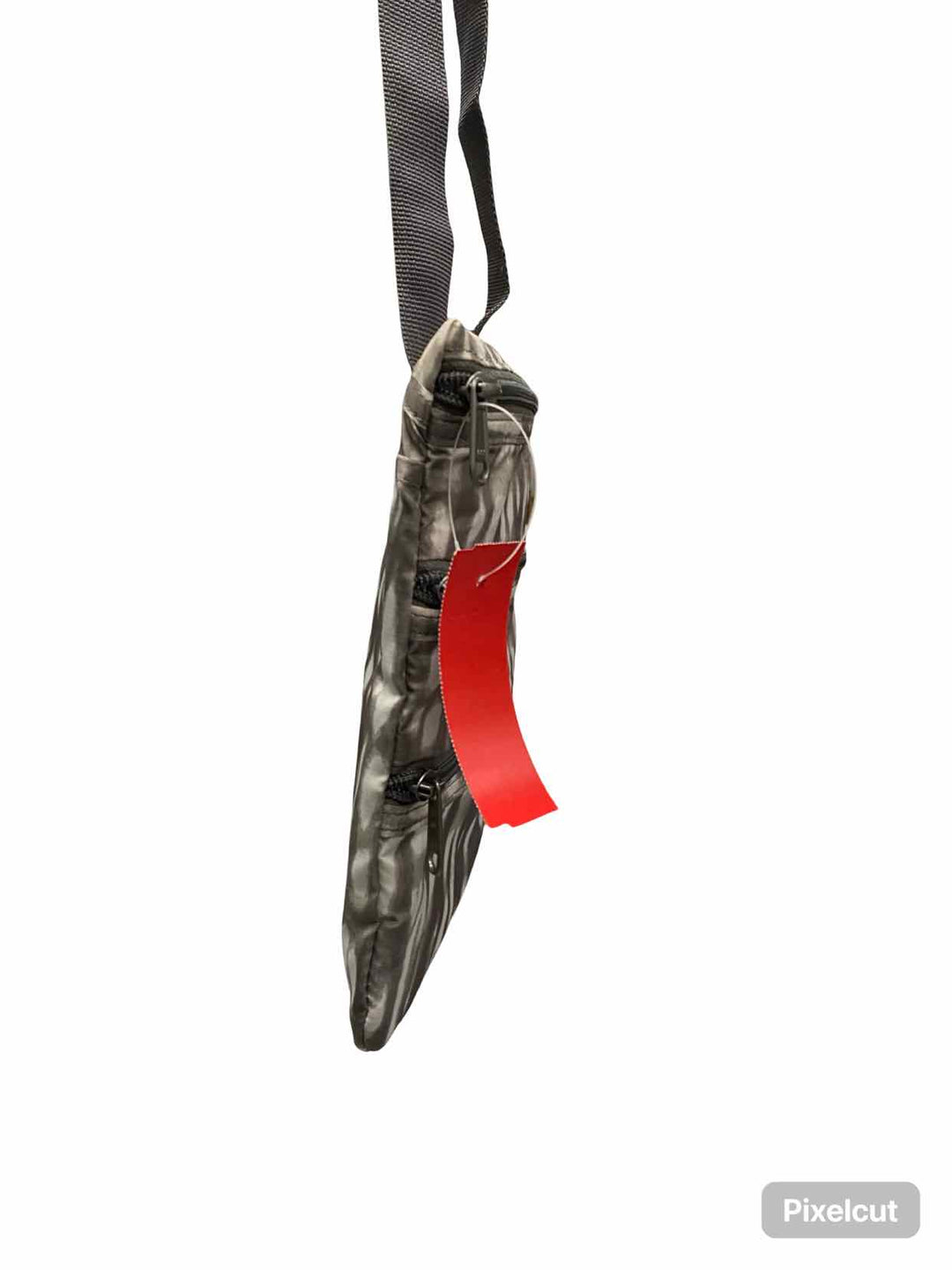 Eddie Bauer Grey Connect 3-Zip Travel Bag Purse