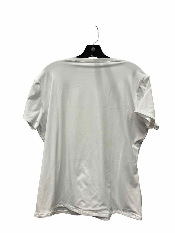 Pumiey Size XL White Short Sleeve Shirts