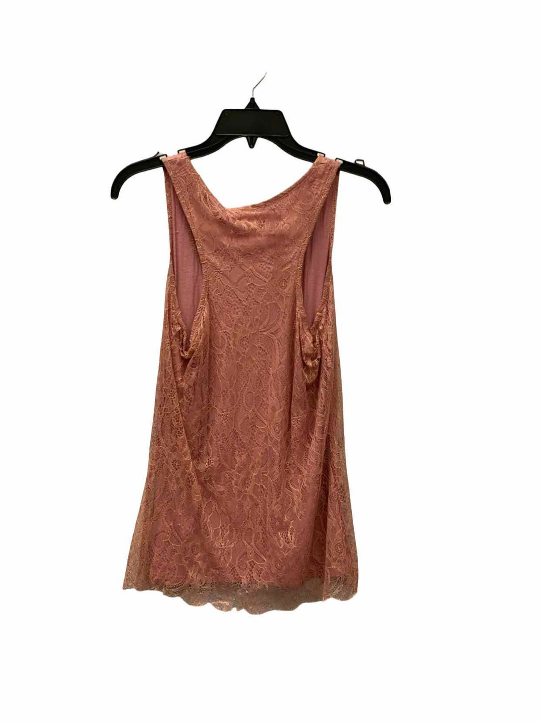 BKE Size S Pink Lace Tank Top