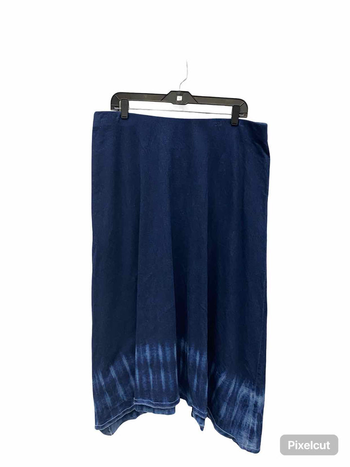 J Jill Size L Blue Skirt