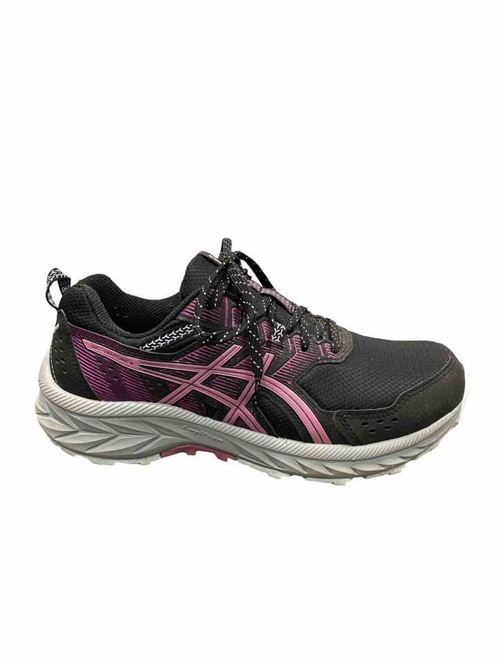 Asics Shoe Size 8 Black Pink Gel Venture 9 Sneakers