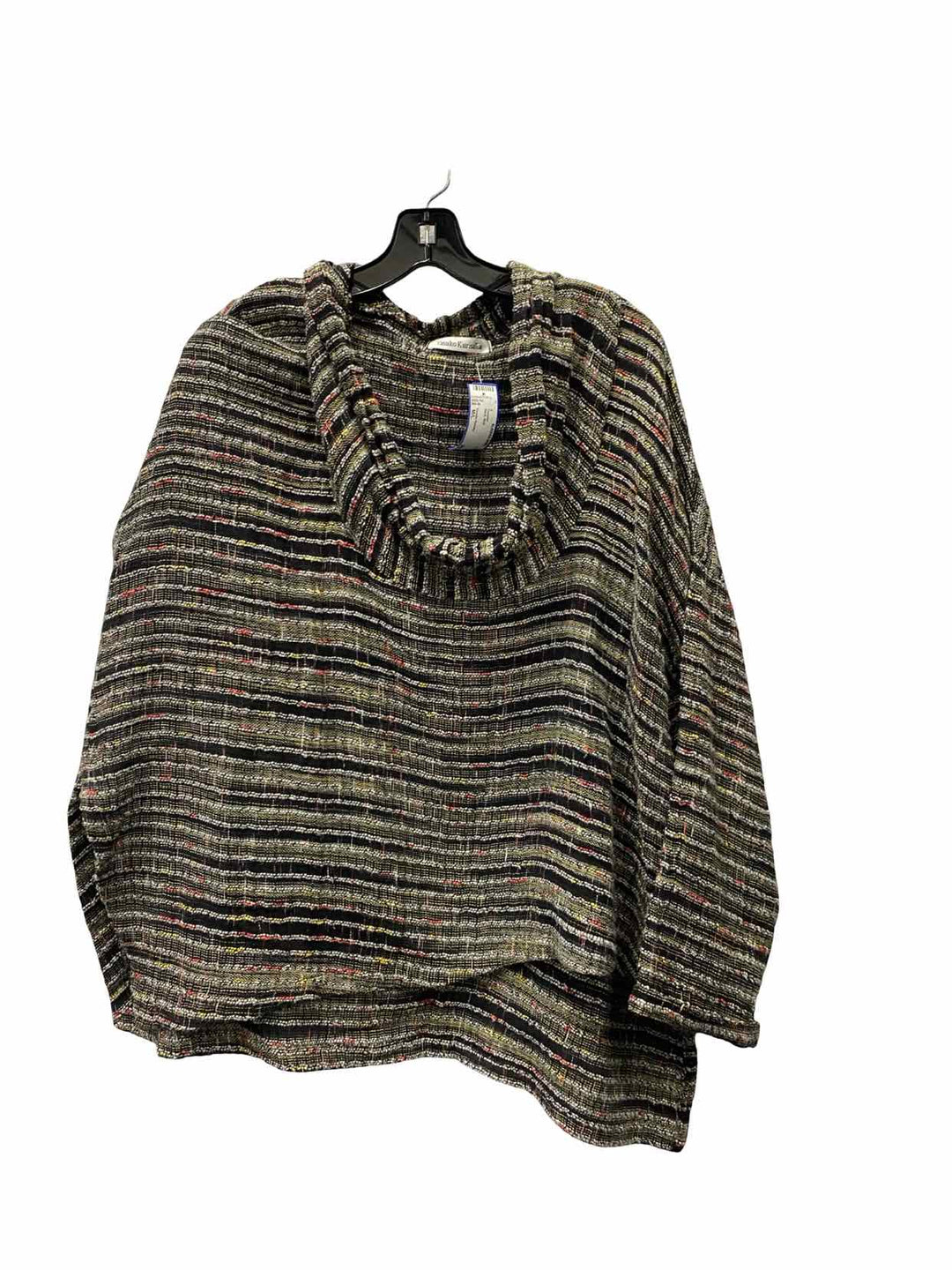 Yasuko Kuriska Size M/L Black Multi Sweater