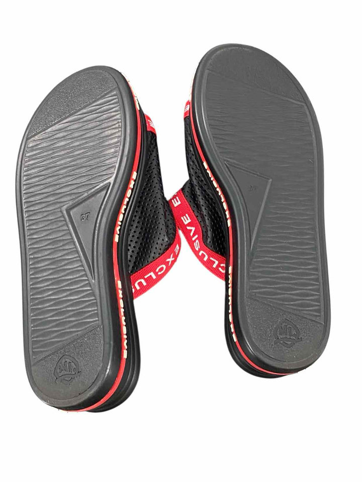 Spring Step Shoe Size 37 Black Red Sandals