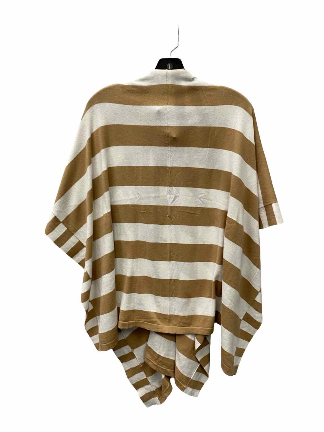 Chico's Size One Size Beige White 100% cotton Long Sleeve Shirts