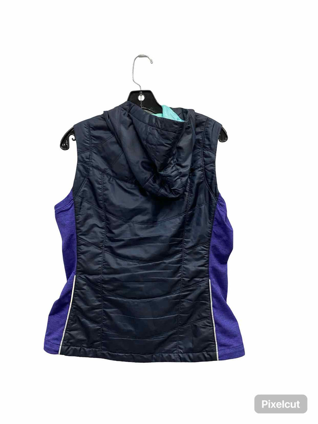 Title Nine Size M Black/Blue Purple Vest (Outdoor)