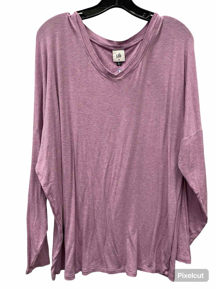 Cabi Size XL Purple Long Sleeve Shirts