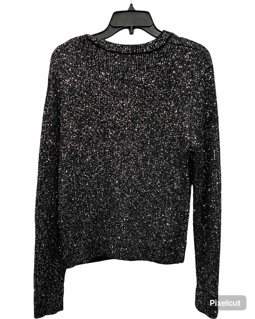 Future Collective Size S Black Sparkly Sweater