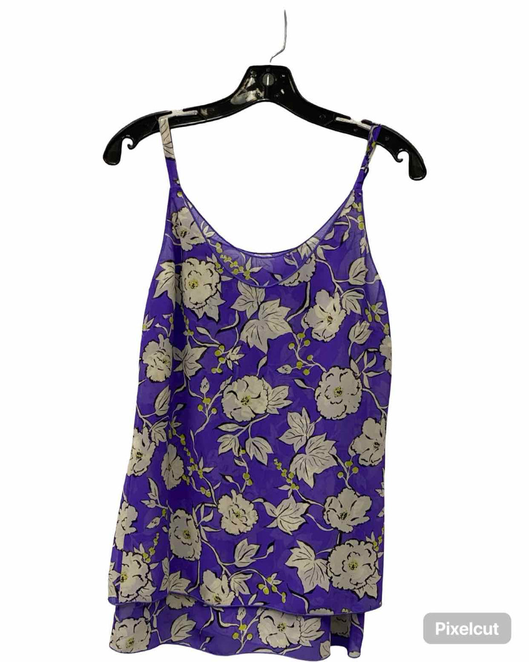 Cabi Size XS Light Purple Gray Floral Tank Top