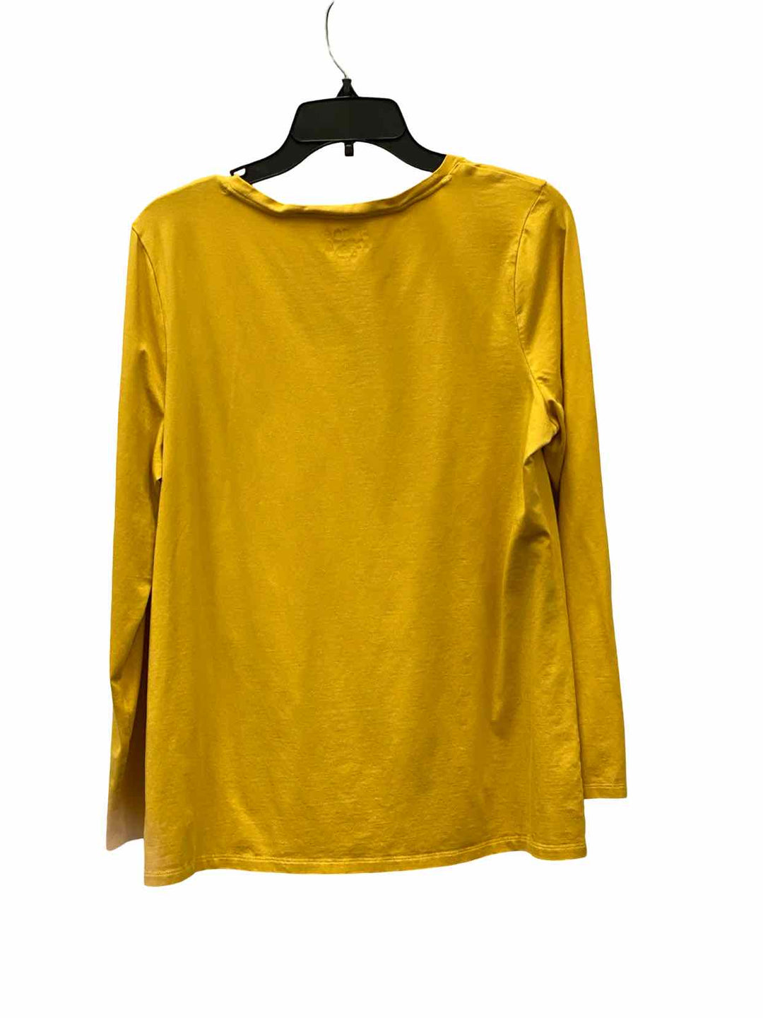 Chico's Size L Yellow Long Sleeve Shirts