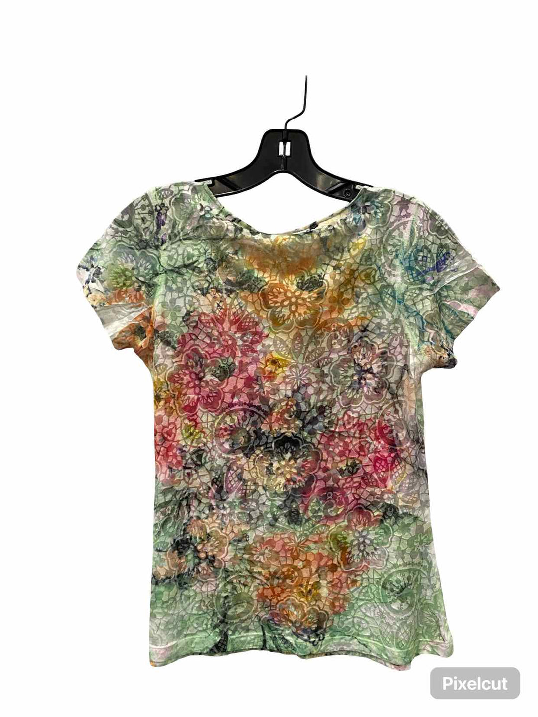 Toppy Size S Green Lace T-shirt
