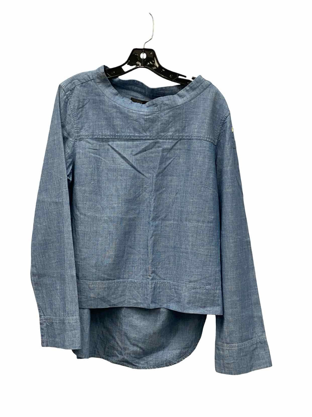 J Crew Size L Blue 100% cotton Long Sleeve Shirts