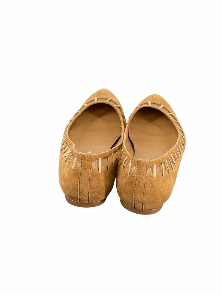 Calvin Klein Shoe Size 9 Brown Suede Flats