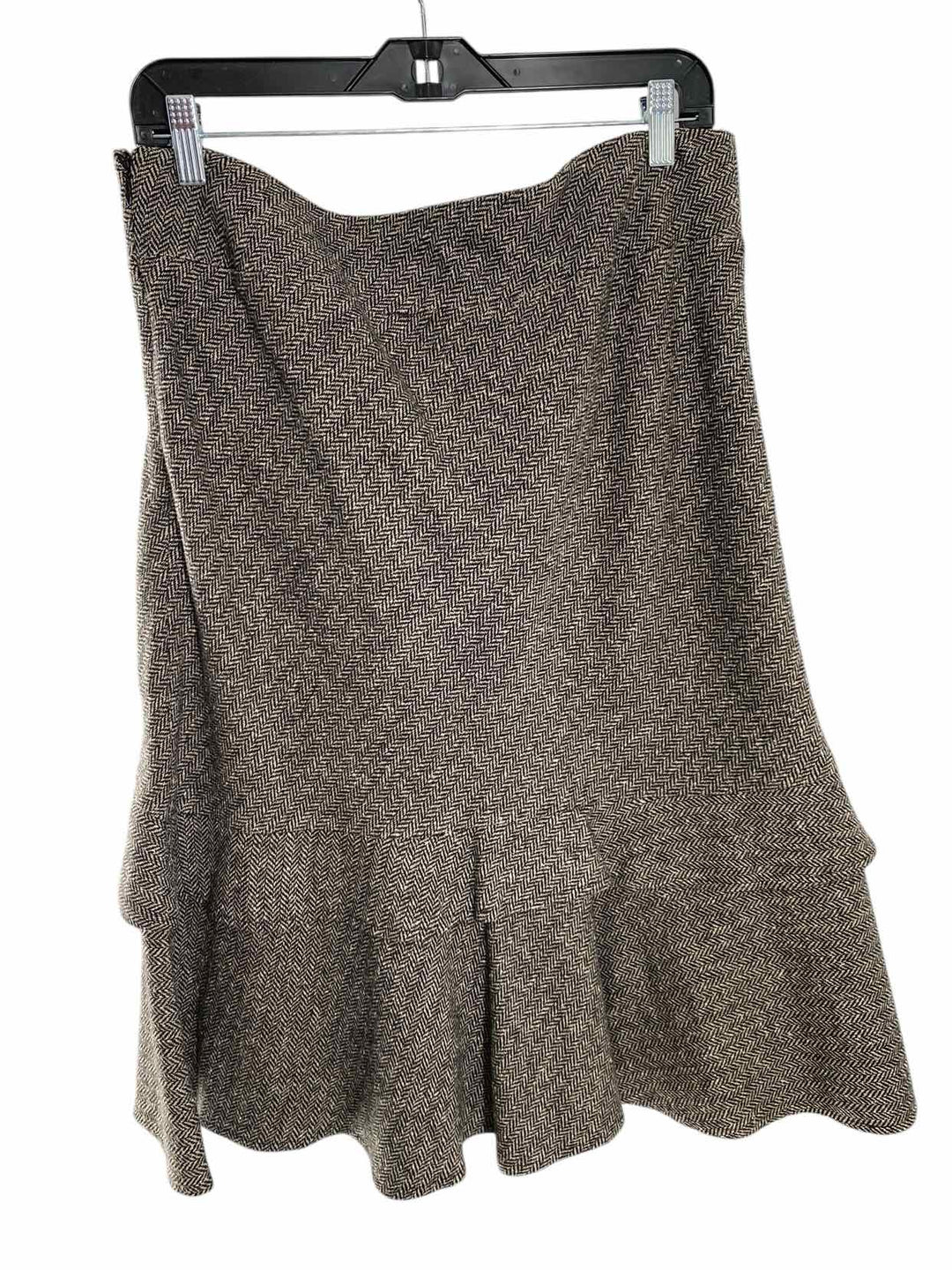 Gap Size 10 Gray Black Herringbone Skirt