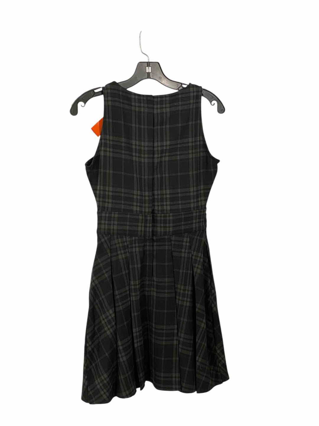 Disturbia Size 2 Black Grey Plaid Dress